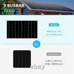Renogy Black Division 100Watt Lightweight Monocrystalline Solar Panel RV Rooftop