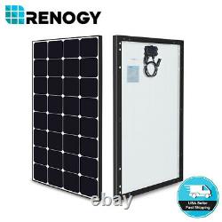 Renogy Eclipse 100W Watt Mono Solar Panel 12V 100W PV Power Trailor Marine