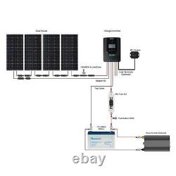 Renogy New 400-Watt 12-Volt Mono Solar Premium Kit for Off-Grid Solar System