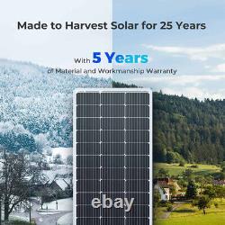 Renogy Solar Panel 2 PCS 100 200 Watt 12 Volt High Efficiency Monocrystalline PV