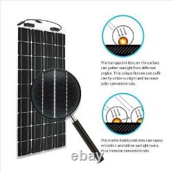 Renogy Solar Panel Monocrystalline Highly Flexible Weatherproof 100-Watt 12-Volt
