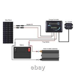 Renogy Solar RV Kit 200-Watt 12-Volt Monocrystalline Flexible