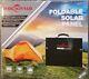 Rockpals Solar Panel Foldable 100 Watts 4 Panels Nwob All Cables Included