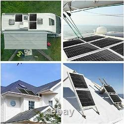 SUNSUL 100 Watt 12 Volt Monocrystalline Solar Panel Outdoor Waterproof Mono S