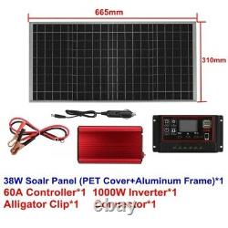 Solar Panel Kit 1000W watt Solar Panel Charger off grid Solar cells Controller
