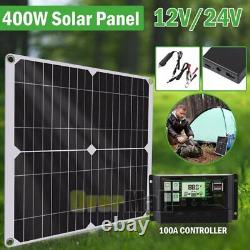 Solar Panel Kit 800W Watt 12V Monocrystalline with 100A Solar Charge Controller