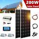 Solar Panel System 200 Watt Solar Battery Charger Complete Kit 1000w Inverter