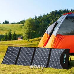 Solarera Solar Panel 120 Watts Monocrystalline Solar Battery Charger for Outdoor