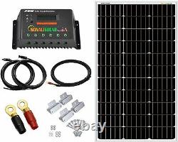 Sonali Solar 200 Watts 12 Volts Monocrystalline Kit with 30A PWM LCD Charge Contro