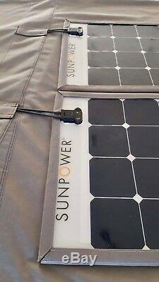 SunPower 110 Watt Flexible Solar Panel. High Efficiency for Marine, RV, Camping