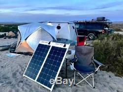 SunPower 110 Watt Flexible Solar Panel. High Efficiency for Marine, RV, Camping