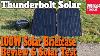 Thunderbolt Solar 100 Watt Folding Solar Panel Briefcase Review Test Results Harbor Freight