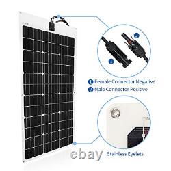 Topsolar Flexible Solar Panel 100W 24V/12V Monocrystalline Bendable 100 Watt