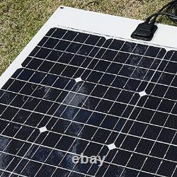 Topsolar Flexible Solar Panel 100W 24V/12V Monocrystalline Bendable 100 Watt