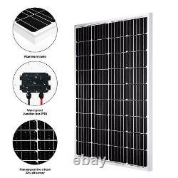 Used 200W 12V MONO Solar Panels 200 Watts Controller for RV Car Camping Home