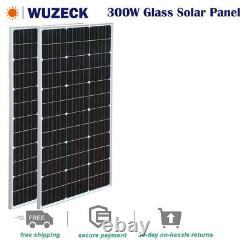 WUZECK 150W 300W 450W 600W WATT Solar Panel Monocrystalline for RV Camping Home