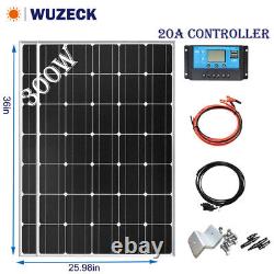 WUZECK 150With300W Watt Solar Panel Kit with Controller For RV Camping Marine Home