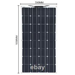 WUZECK 300W Watt 16V Flexible Solar Panel Monocrystalline for RV Boat Caravan