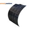 Windynation 100 Watt 12v Flexible Solar Panel With Monocrystalline Solar Cells