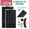 1000w 500 Watt Portable Panneau Solaire Monocristallin 18v Rv Chargeur De Batterie De Voiture