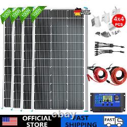 100w 200w 300w Watt Mono Solar Panel Kit 12v Rv Caravan Power Home Off Grid Bateau