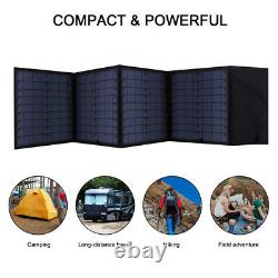 100w 200w 300w Watt Pliable Solar Panel Kit Rv Camping Batterie Chargeur