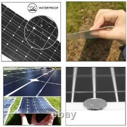 100w Flexible Solar Panel Kit 100watt Solar Charger Pour Home Outdoor Rv Car Boat