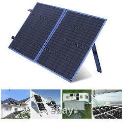 100w Watt 12v Pliable Solar Panel Kit Portable Solar Generator Power Station Rv