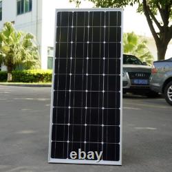 100watt Mono Solar Panel Kit 12v Charge De Batterie Pour Rv Boat Caravan Off Grid