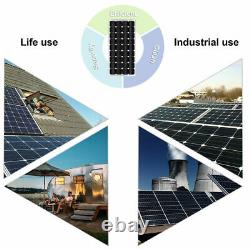 100watt Mono Solar Panel Kit 12v Charge De Batterie Pour Rv Boat Caravan Off Grid