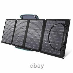 110 Watt Ef Ecoflow Panneau Solaire Portable Pour Centrale Électrique À L'extérieur Remis À Neuf