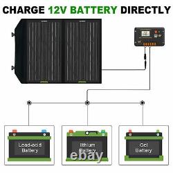 12v 60 Watts Kit De Panneau Solaire Pliable Pour Centrales Électriques Ou Chargeur De Batterie