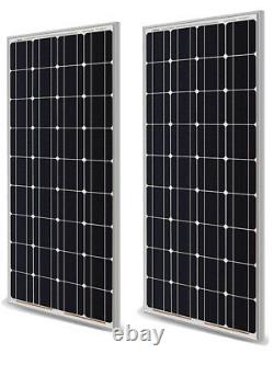 200 Watt 12 Volt Moncristallin Solar Panel Module Solaire Haute Efficacité Pour Rv