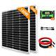 200 Watts Mono Solar Panel Kit 1.6kwh Pv Power System Rv Home Caravan Camping