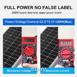 200 Watts Pfctart 200w Panneau Solaire 12v Module Mono De Haute Efficacité Batterie Us