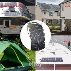 200 Watts Solar Panel Kit 100a 12v Chargeur De Batterie Avec Contrôleur Caravan Boat