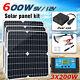200 Watts Solar Panel Kit 100a 12v Chargeur De Batterie Avec Contrôleur Caravan Boat Aa