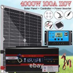200 Watts Solar Panel Kit 12v 100a Chargeur De Batterie Avec Contrôleur Caravan Boat