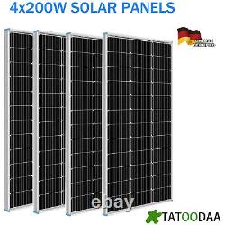 200w 12v 200watt Solar Panel Kit Mono Home Caravan Camping Rv Marine Hors Réseau Us