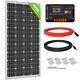 200w 400w Watt 12v Hors Réseau Mono Solar Panel Kit Avec Supports Z Pour Rv À Domicile