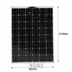 200w Classe A Flexible Solar Panel 200watt 18v Chargeur De Batterie Pour Rv Boat USA
