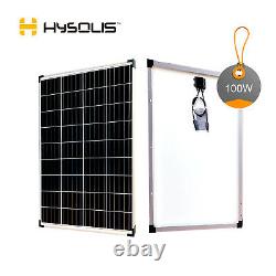 200w Watts Solar Panel 2x100w 12v Pour Chargeur De Batterie De Camping Rv Hors Réseau
