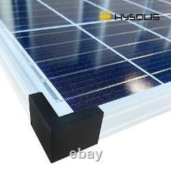 200w Watts Solar Panel 2x100w 12v Pour Chargeur De Batterie De Camping Rv Hors Réseau