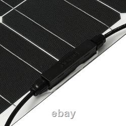 200w Watts Solar Panel Cell 18v Flexible Module Kit Waterproof For Rv/car/boat