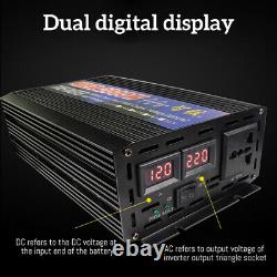 200w Watts Solar Panel Kit Batterie Chargeur Contrôleur Power Inverter Grid System