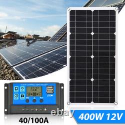 2400 Watts Solar Panel Kit 100a 12v Batterie Chargeur Contrôleur Caravan Rv Marine