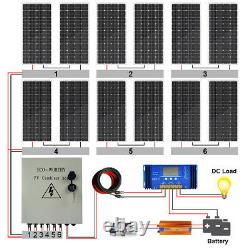 2kw 2400w Watt Off Grid Complete Solar Panel System For Home Rv Shed Marine