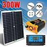 300 Watts Solar Panel Kit 100a 12v Chargeur De Batterie Avec Contrôleur Caravan Boat