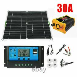 300 Watts Solar Panel Kit 100a 12v Chargeur De Batterie Avec Contrôleur Caravan Boat