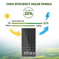 300w Mono Solar Panel Kit 12v Caravan Home Off Gird Batterie Charge Puissance Watt